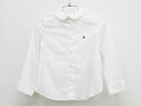 ▲アルマーニ ジュニア/Armani Junior▲94cm(2A) 長袖ブラウス/シャツ 白 フォーマル 入園式 お稽古 結婚式 冠婚葬祭【中古】子供服 キッ...