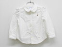 ▲ラルフローレン/Ralph Lauren▲90cm(24M) 長袖ブラウス/シャツ 白 フォーマル 入園式 通園 お稽古 結婚式 冠婚葬祭【中古】子供服 キッ...