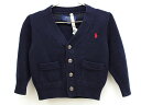▲ラルフローレン/Ralph Lauren▲90cm(2/2T) コットンニットカーディガン 濃紺 フォーマル 入園式 結婚式 お稽古 冠婚葬祭【中古】子供服 キッズ kids ベビー服 baby 男の子 fml tops 712052