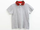 【夏SALE!】グッチ 半袖ポロシャツ 130cm(8) キッズ 男児 グレー【中古】▲