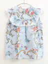 【夏SALE!】グッチ ノースリーブブラウス 140cm(10) キッズ 女児 水色系【中古】▲