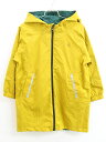 【夏SALE!】プチバトー レインコート 110cm(5ans) キッズ 男児 女児 マスタード×深緑【中古】▲