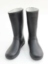 モントレ― たためるレインブーツ 22cm キッズ 男児 女児 黒【中古】【新入荷!】▲(4)