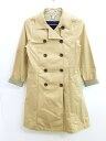 ファミリア トレンチコート 150cm キッズ 女児 ベージュ【中古】【新入荷!】▲(4)