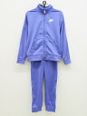 ナイキ ジャージ上下セット 116-122cm(6-7y) キッズ 女児 バイオレット【中古】▲