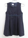 ファミリア ジャンパースカート 100cm キッズ 女児 濃紺【中古】【新入荷!】▲