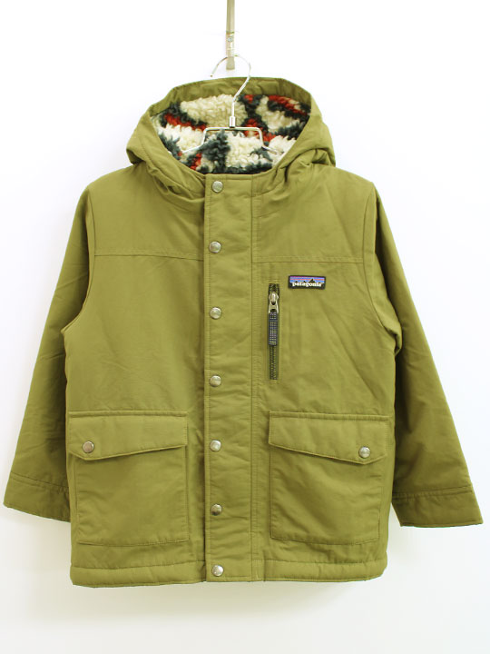 パタゴニア ボーイズインファーノジャケット 118cm(5-6) キッズ 男児 カーキ【中古】▲