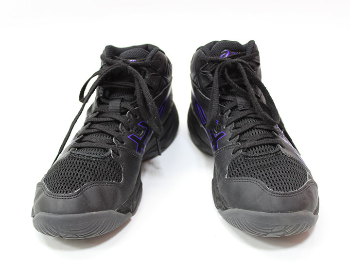 アシックス バスケットボールシューズ 23.5cm キッズ 男児 女児 黒【中古】【新入荷!】▲