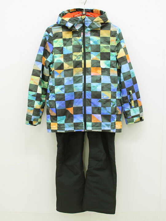 クイックシルバー スキーウェア 150cm キッズ 男児 マルチカラー×黒【中古】【新入荷!】▲