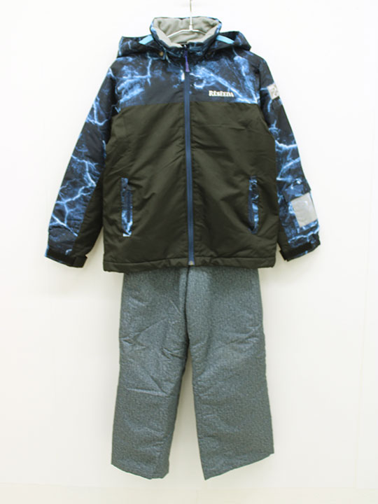 レセーダ スキーウェア 140cm キッズ 男児 黒紺×インディゴ【中古】【新入荷!】▲