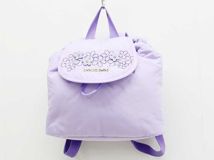 アナスイミニ リュック キッズ 女児 紫【中古】【新入荷!】▲