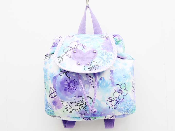 アナスイミニ リュック キッズ 女児 紫系【中古】【新入荷!】▲