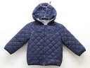 ■プチバトー/PETIT BATEAU■86cm 中綿ブルゾン/ジャンパー 紺【中古】子供 キッズ kids ベビー服 baby 男の子 女の子 秋冬 409032