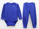 ■パタゴニア/Patagonia■95cm(3T) 長袖カットソー×ロングパンツセット 青【中古】子供服 キッズ kids 男の子 春秋 029032 bott...