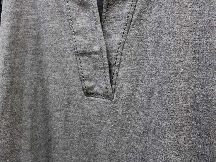 ♪ADORE/アドーア♪Vネックウールチュニック/ワンピース/膝丈 グレー/灰色 レディース 38【中古】秋冬 400132 onepi