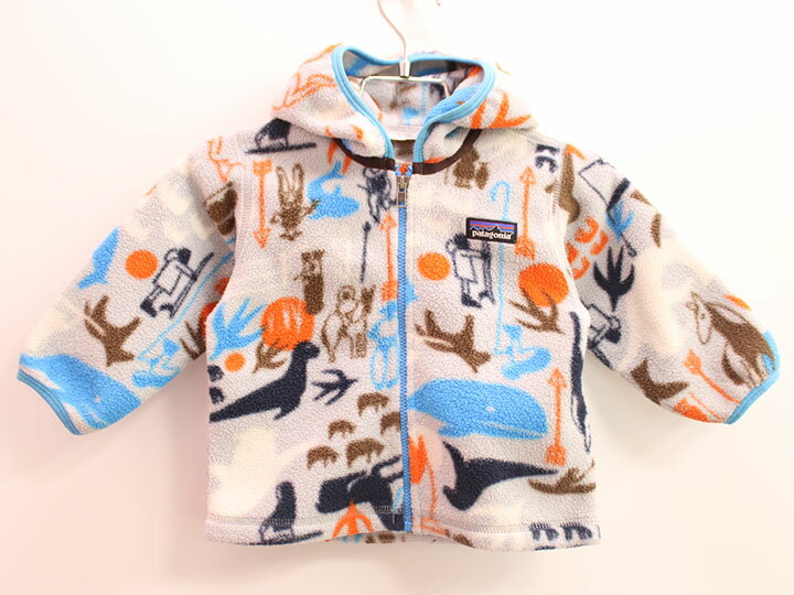 ■パタゴニア/Patagonia■71-79cm ベビーシンチラカーディガン マルチカラー【中古】子供服 キッズ kids ベビー服 baby 男の子 秋冬 900132