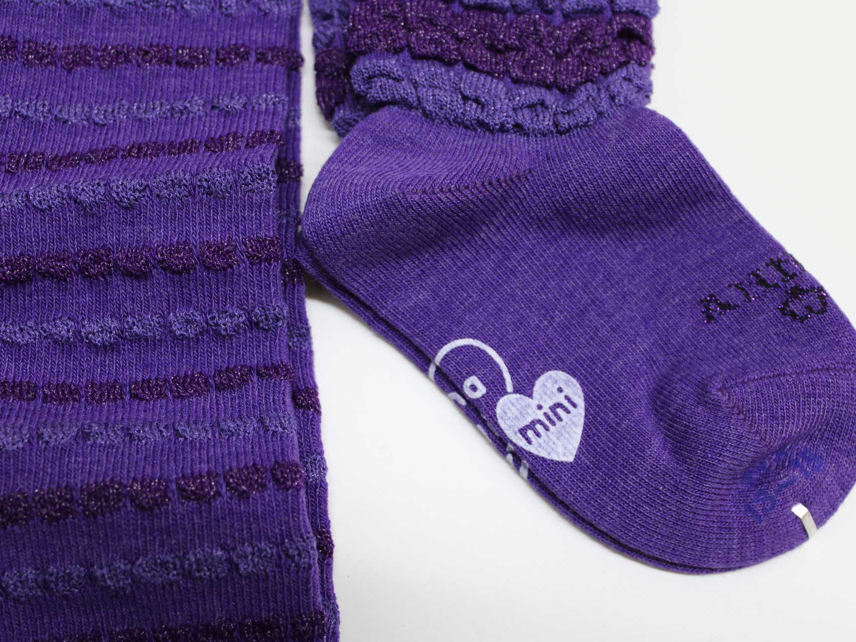 新品 未使用品■アナスイミニ/ANNA SUI mini■F 13〜15cm スパッツ/レギンス×靴下セット 紫【ネット限定】その他小物 子供 キッズ kids 女の子 秋冬 bottoms 512132