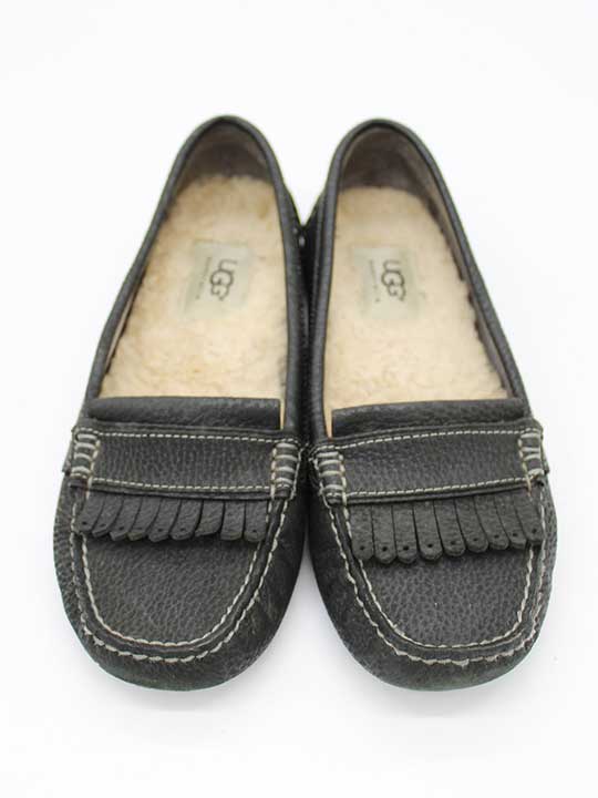 楽天市場】UGG モカシン（カラーブラック）（ローファー｜レディース靴