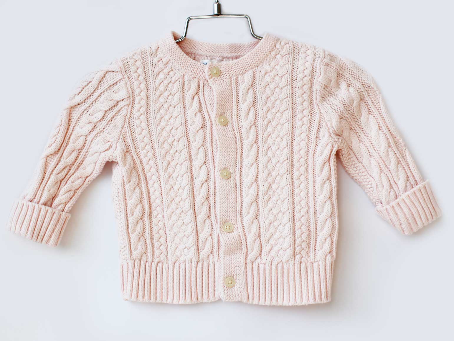 [ラルフローレン/Ralph Lauren]70cm カーディガン ピンク【中古】子供服 キッズ kids ベビー服 baby 女..