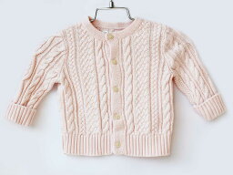 [ラルフローレン/Ralph Lauren]70cm カーディガン ピンク【中古】子供服 キッズ kids ベビー服 baby 女の子 春秋 tops 312042