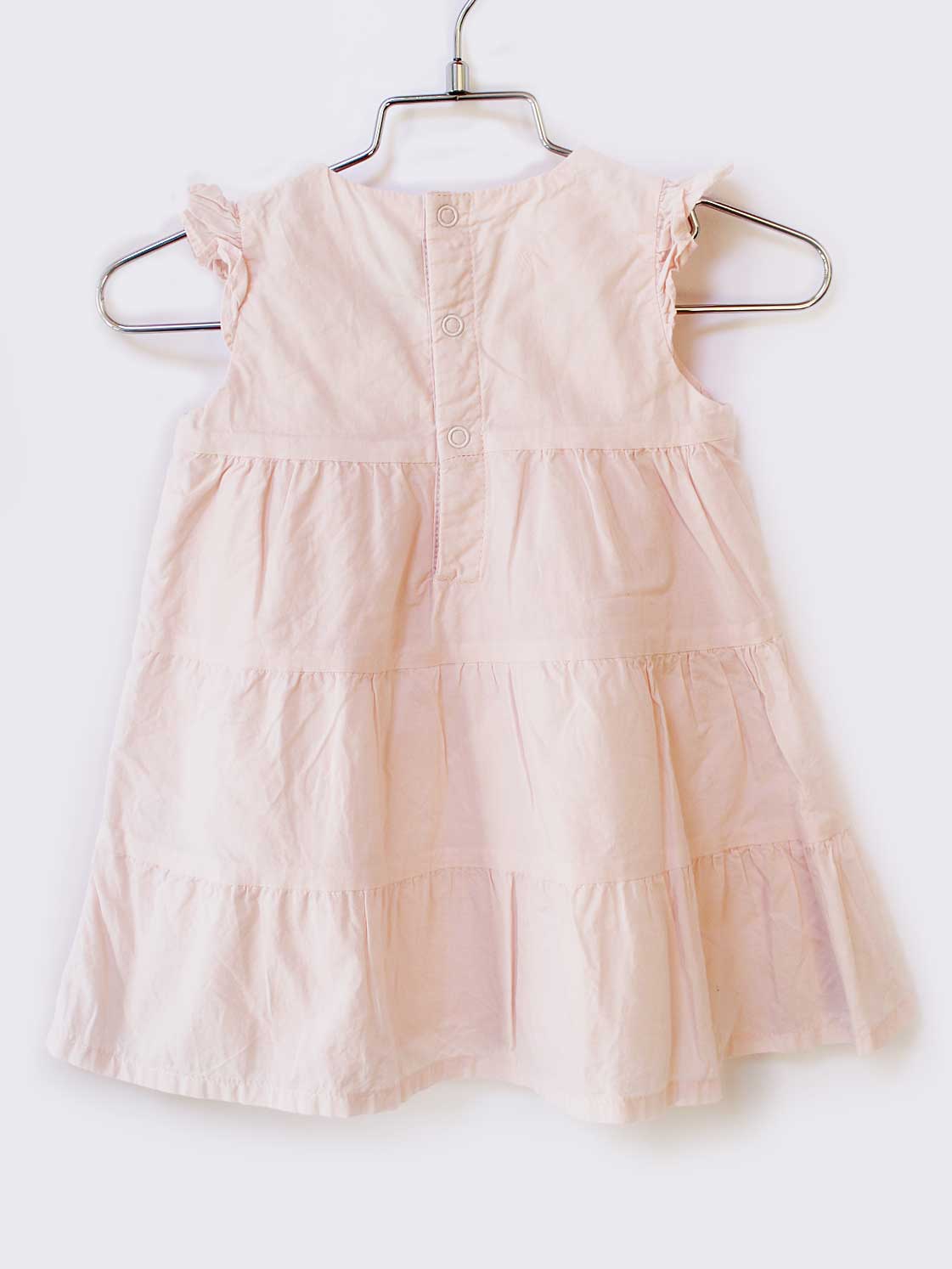 [プチバトー/PETIT BATEAU]74cm 半袖ワンピース ピンク '21年製【中古】子供服 キッズ kids ベビー服 baby 女の子 春秋 onepi 213042 2