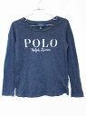 ラルフローレン/Ralph Lauren 120cm 長袖カットソー/長袖Tシャツ/ロンT 紺【中古】子供服 キッズ kids 女の子 春秋 tops 503042