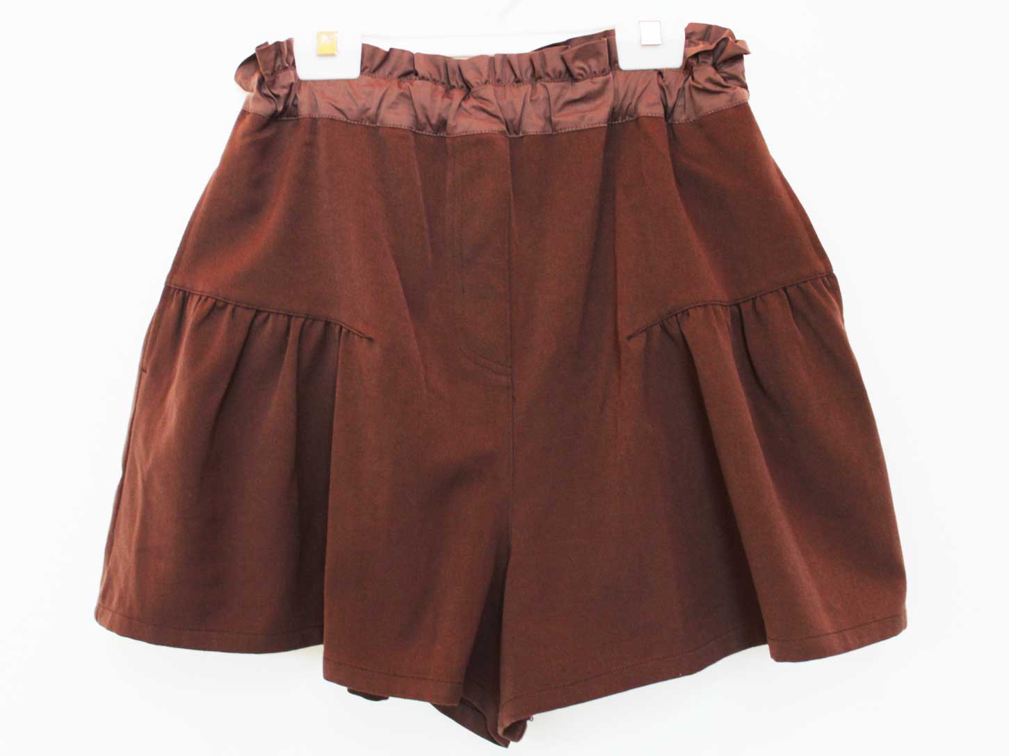 [ポンポネット/pom ponette]160cm キュロットスカート 茶【中古】子供服 キッズ kids ジュニア 女の子 ..