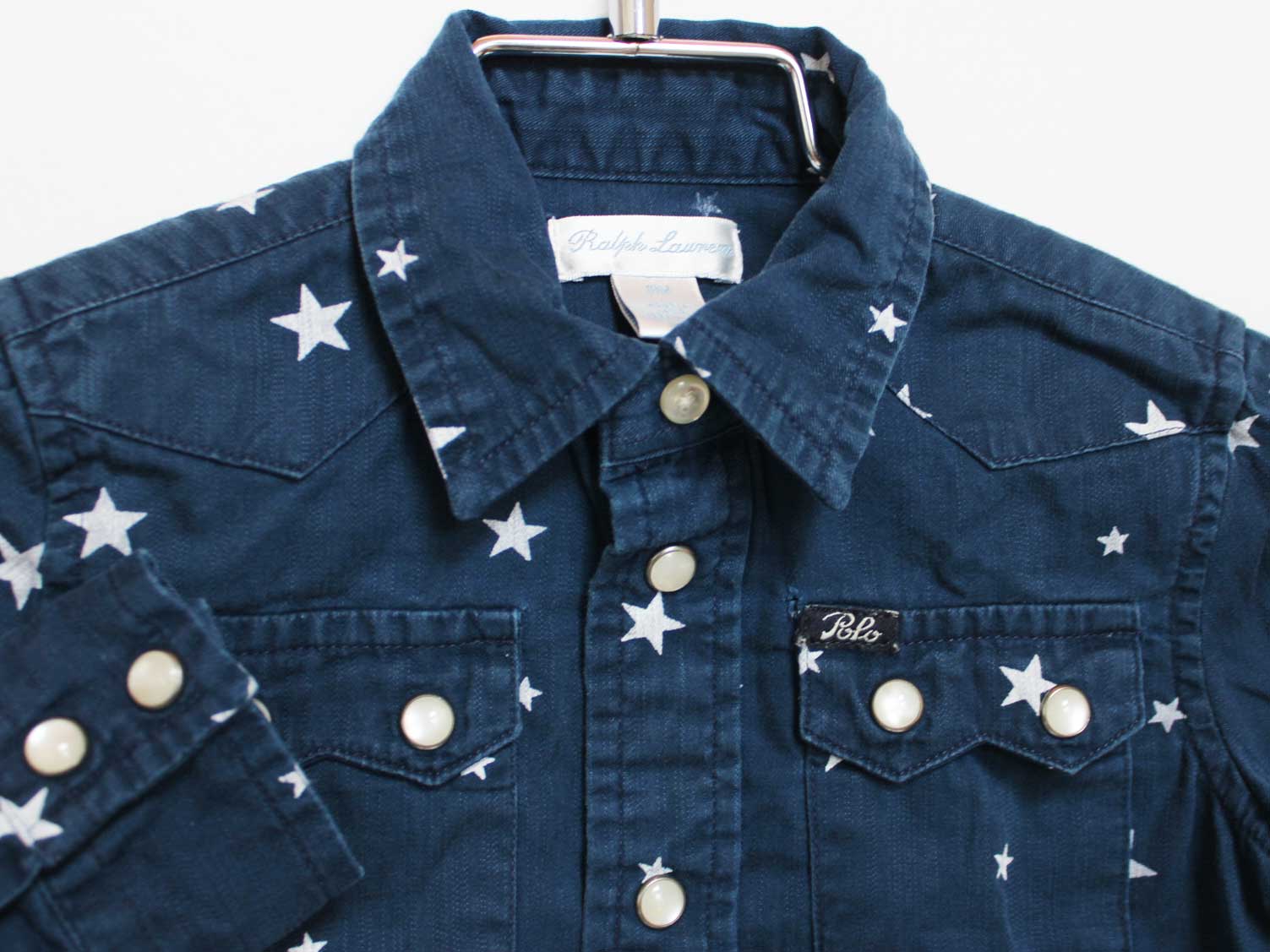 ���Ͳ���!��[���ե������/Ralph Lauren]85cm Ĺµ����� ���������šۻҶ��� ���å� kids �٥ӡ��� baby �ˤλ� �ս� tops 609042