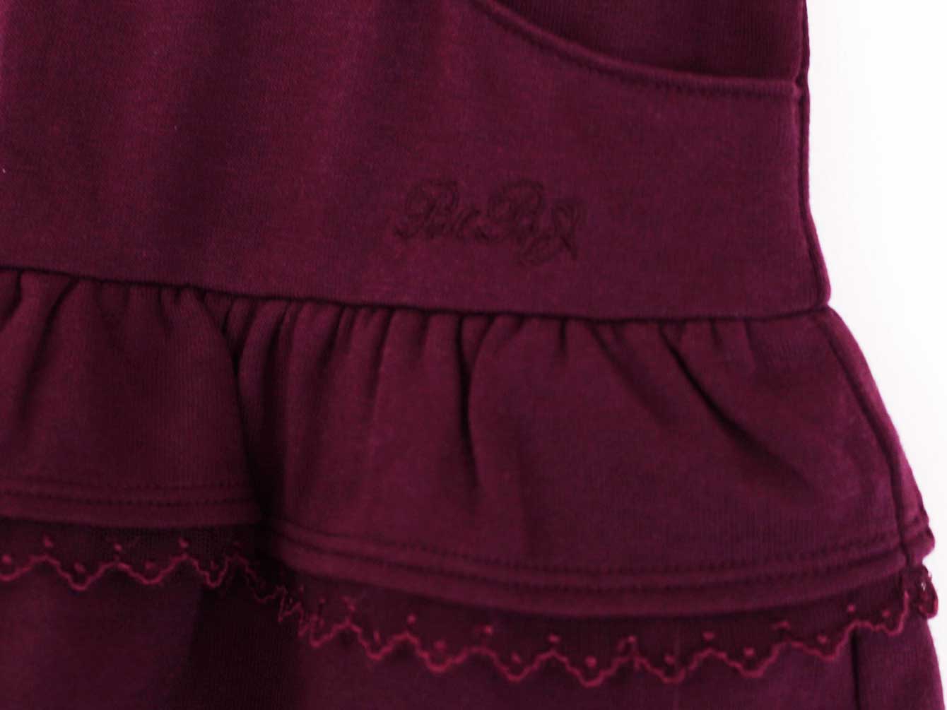 【SALE!】[ベベ/BeBe]120cm キュロットスカート ボルドー【中古】子供服 キッズ ki...