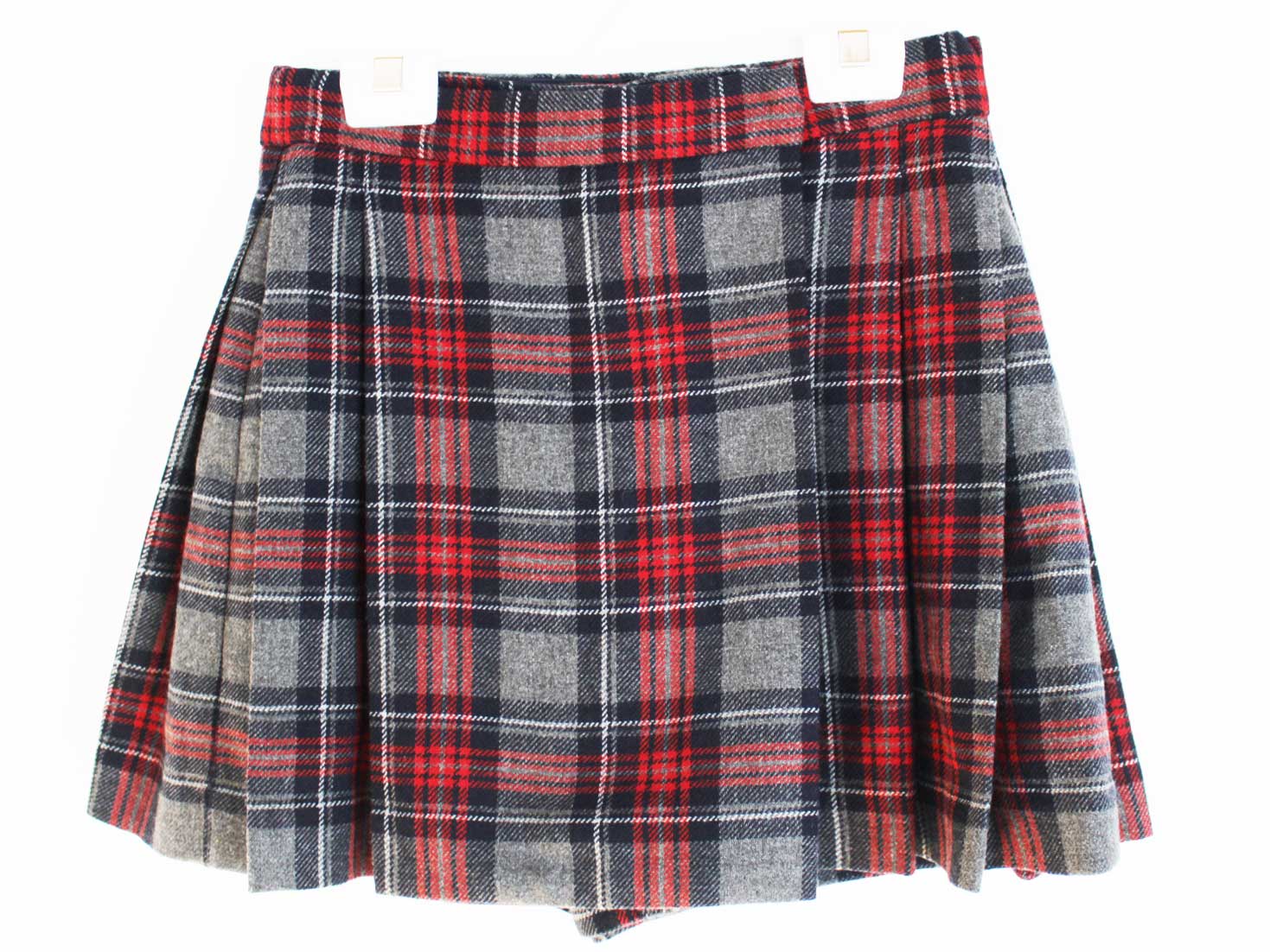 [ドルチェアンドガッバーナ ジュニア/D＆G Junior]120-131cm ラップキュロットスカート グレー×赤系【..