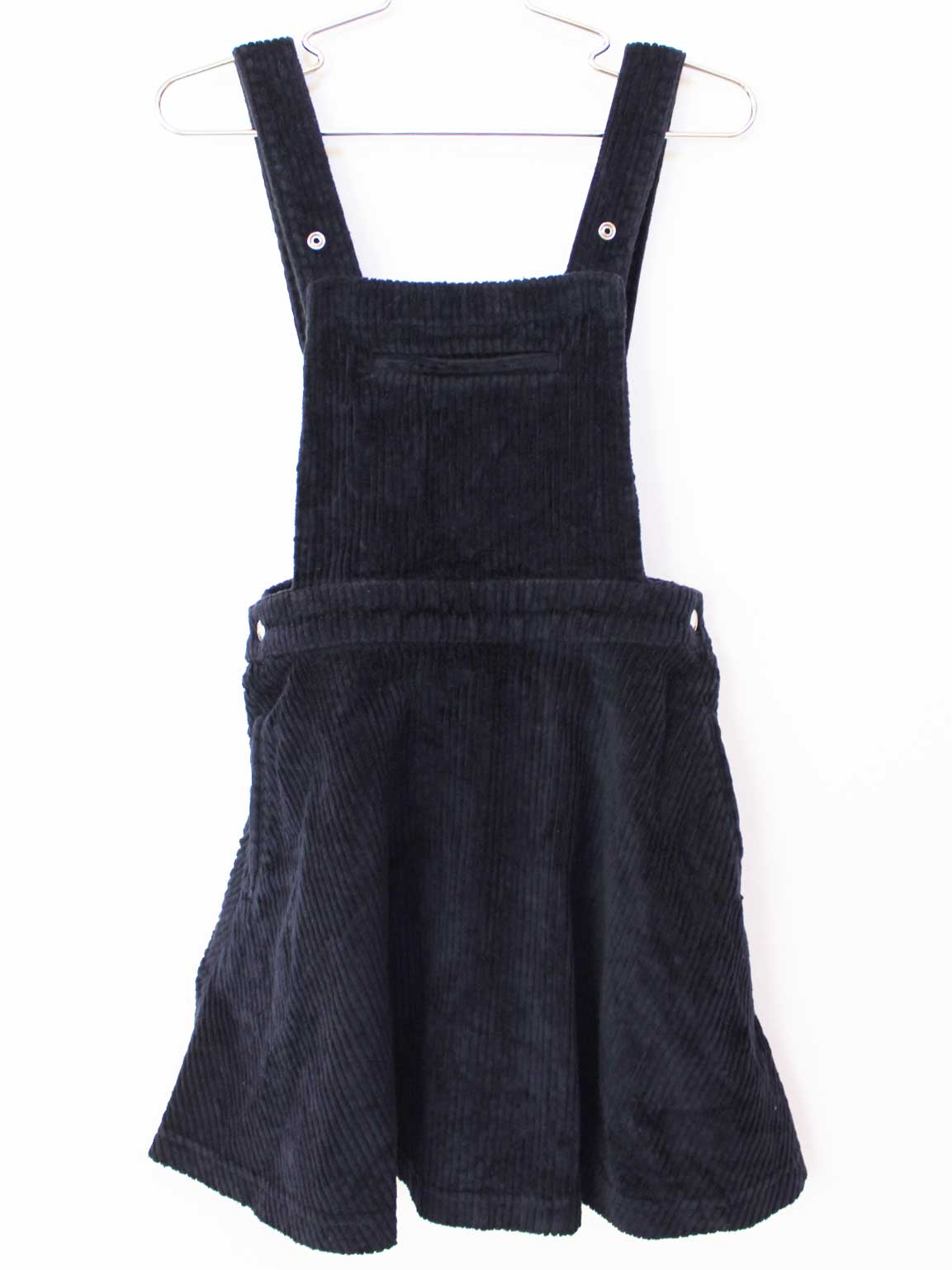 [プチバトー/PETIT BATEAU]116cm ジャンパースカート 紺【中古】子供服 キッズ kids 女の子 秋冬 onepi..