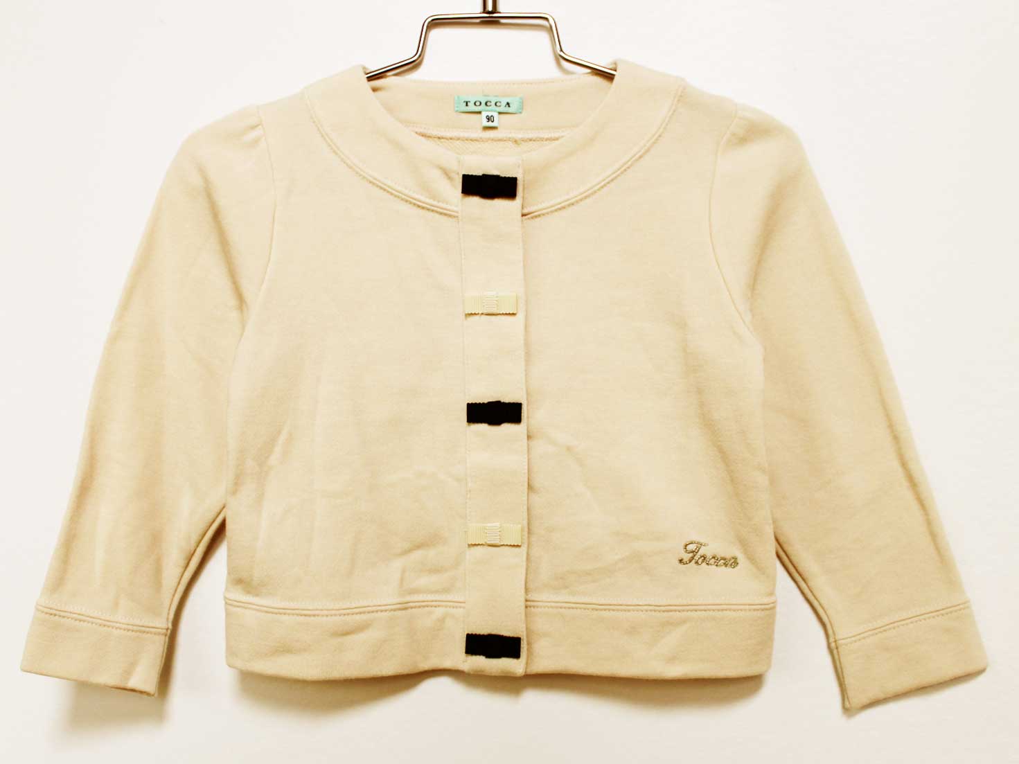 【楽天スーパーSALE!】[トッカ/TOCCA BAMBINI]90cm カーディガン ベージュ【中古】子供服 キッズ kids ..