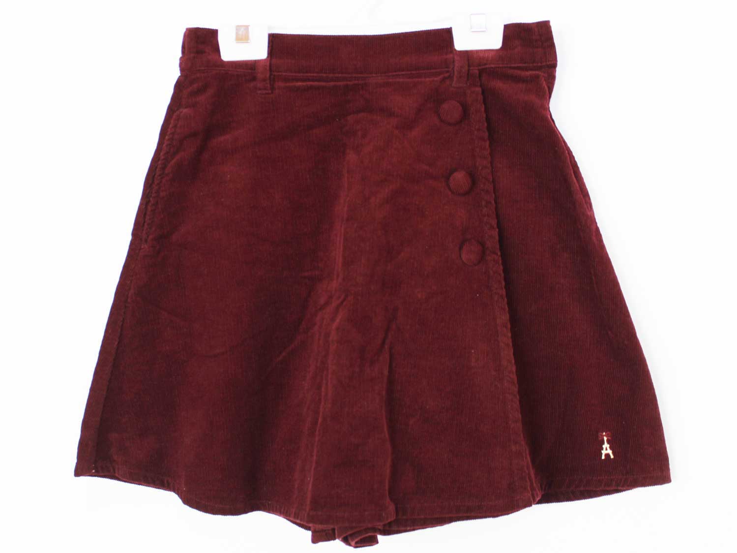 [ポンポネット/pom ponette]150cm キュロットスカート ワインレッド【中古】子供服 キッズ kids ジュニ..