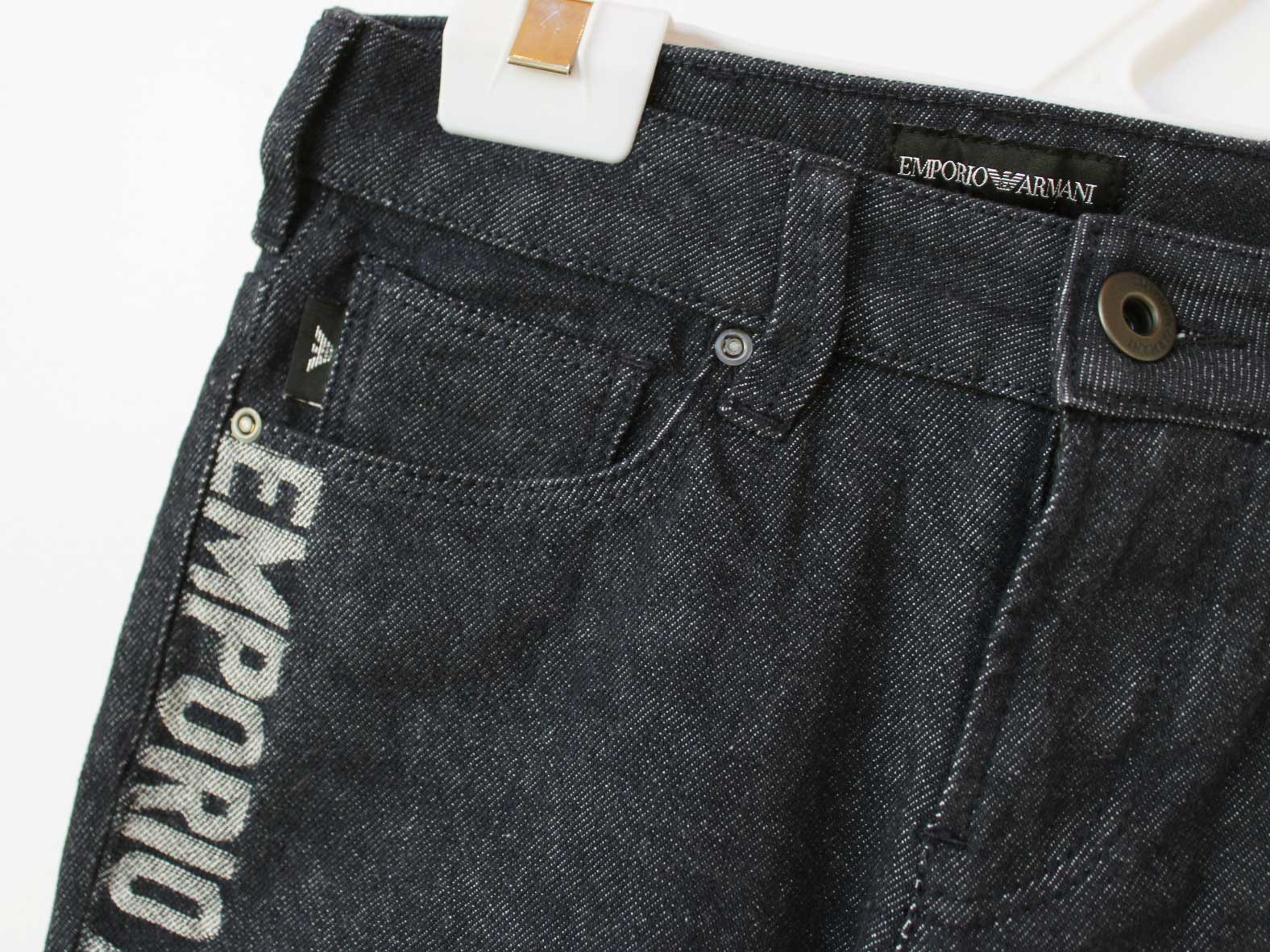 【新規値下げ!】[エンポリオ アルマーニ/EMPORIO ARMANI]118cm ジーンズ/デニムパンツ インディゴブルー【中古】子供服 キッズ kids 男の子 秋冬 bottoms 212142