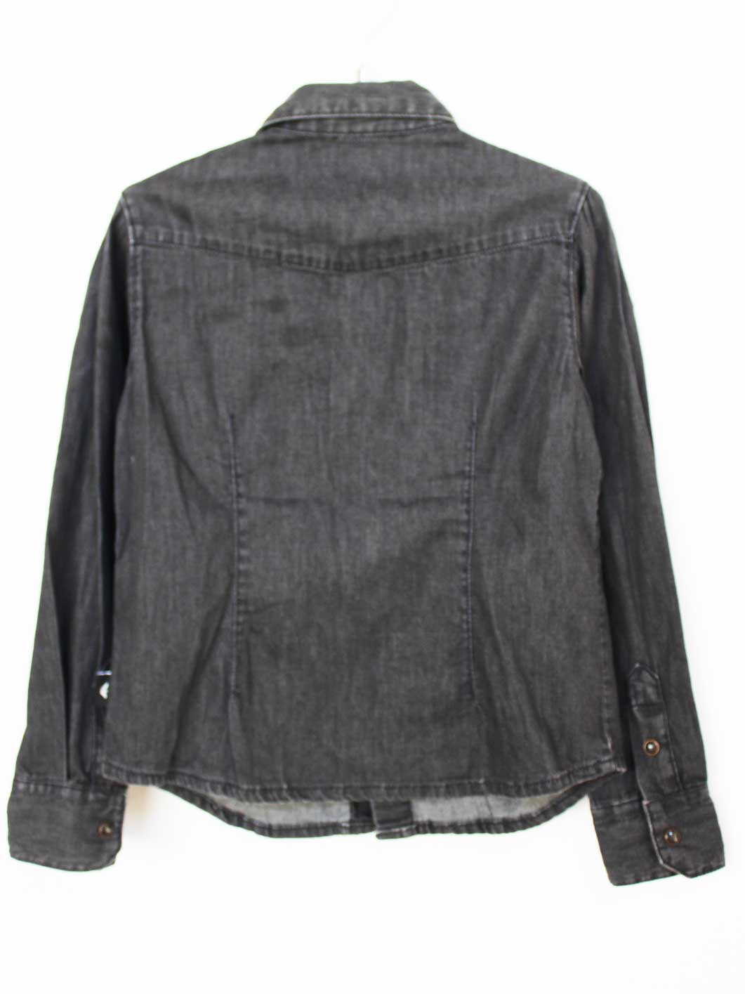 【値下げ!】[エンポリオ アルマーニ/EMPORIO ARMANI]118cm 長袖シャツ ブラック【中古】子供服 キッズ kids 男の子 春秋 tops 412052 2