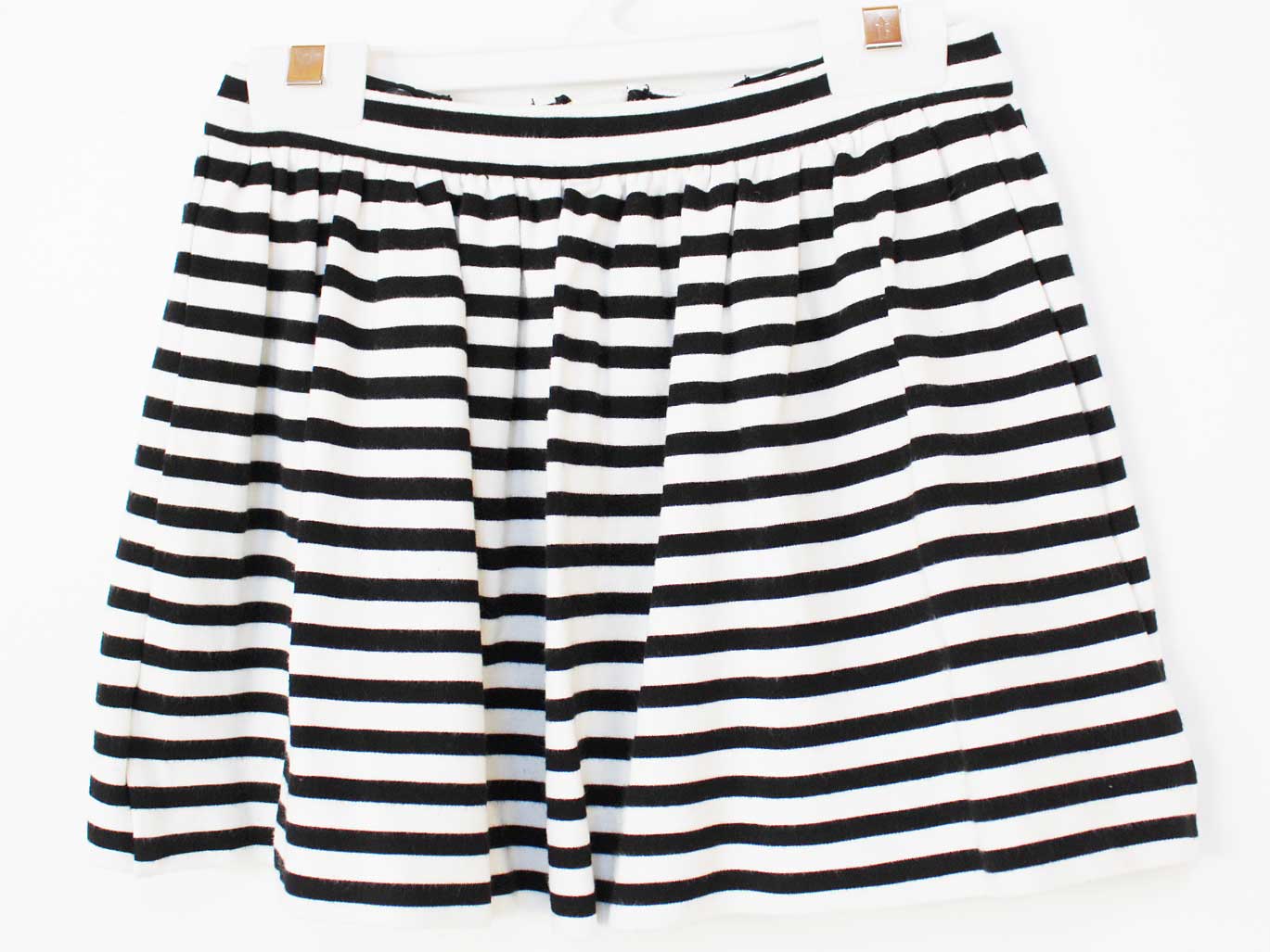 【値下げ!】[ケイトスペードニューヨーク/kate spade new york kids]110cm スカート 白×黒【中古】子供服 キッズ kids 女の子 春夏秋 bottoms 412052