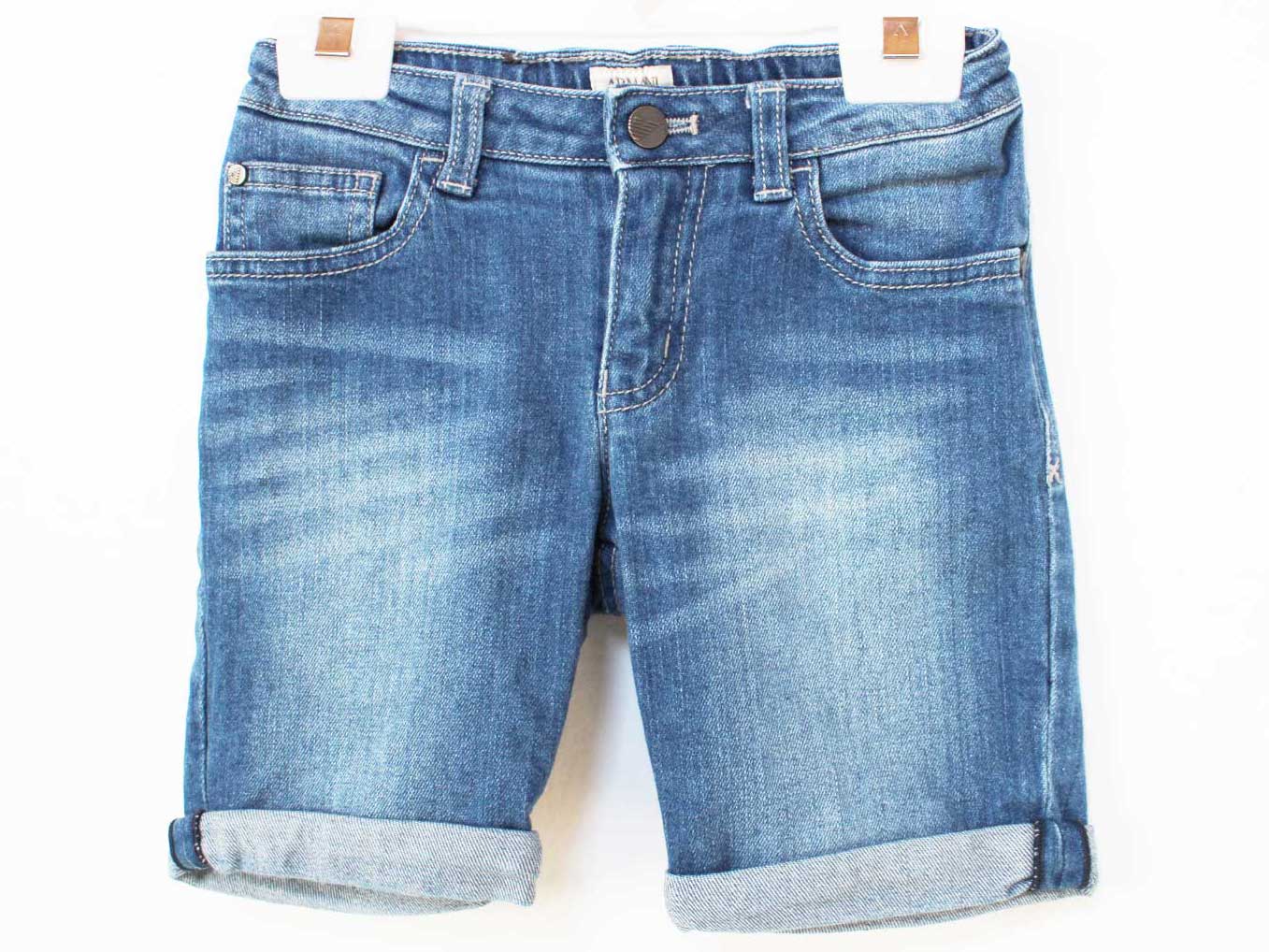 Rakuten - [アルマーニ ジュニア/Armani Junior]106cm ハーフパンツ/ショートパンツ/半ズボン/短パン インディゴブルー【中古】子供服 キッズ kids 男の子 春夏 bottoms 412052