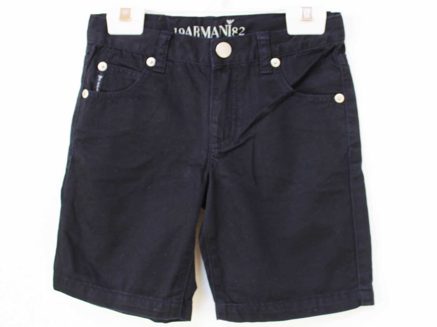 アルマーニ ジュニア/Armani Junior 112cm ハーフパンツ/ショートパンツ/半ズボン/短パン 紺【中古】子供服 キッズ kids 男の子 春夏 bottoms 412052