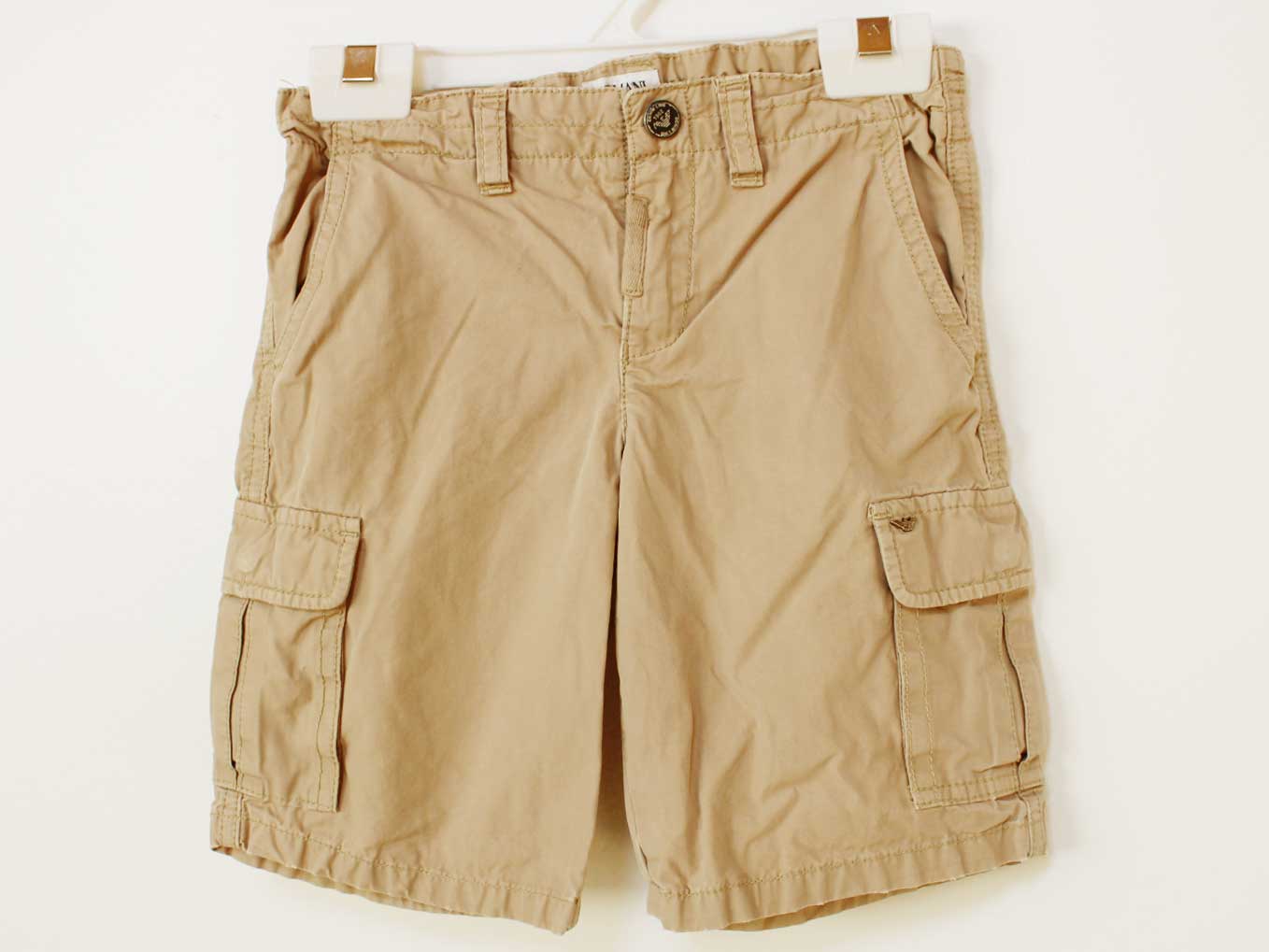 Rakuten - [アルマーニ ジュニア/Armani Junior]112cm ハーフパンツ/ショートパンツ/半ズボン/短パン ベージュ【中古】子供服 キッズ kids 男の子 春夏 bottoms 412052