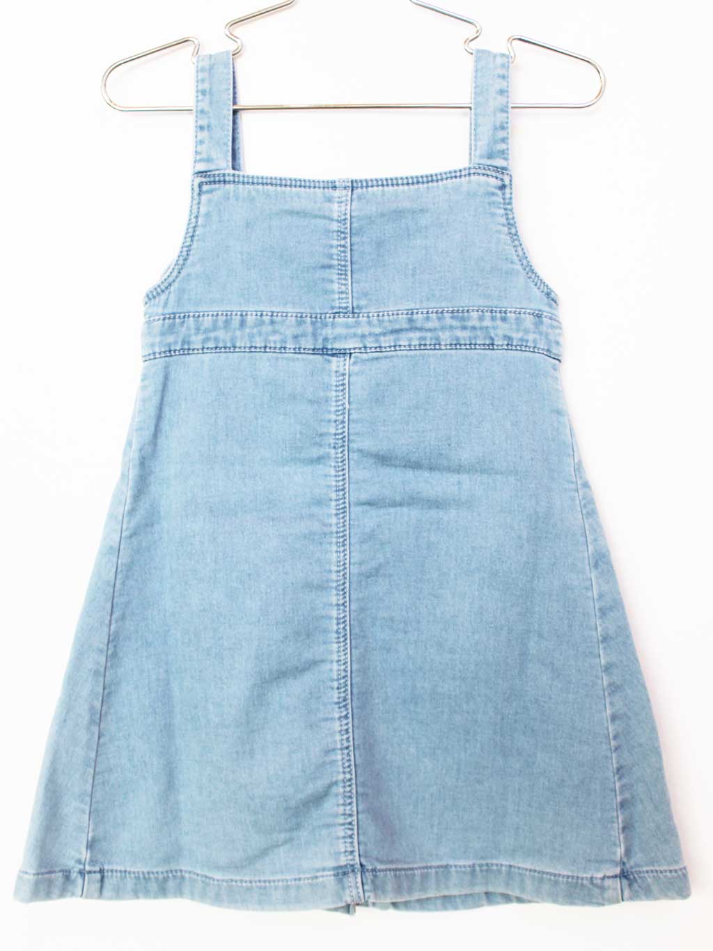 【SALE!】[プチバトー/PETIT BATEAU]110cm ジャンパースカート インディゴブルー【...