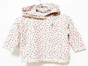 【SALE!】ラルフローレン フード付きカットソー 80cm キッズ 女児 白×ピンク【中古】★