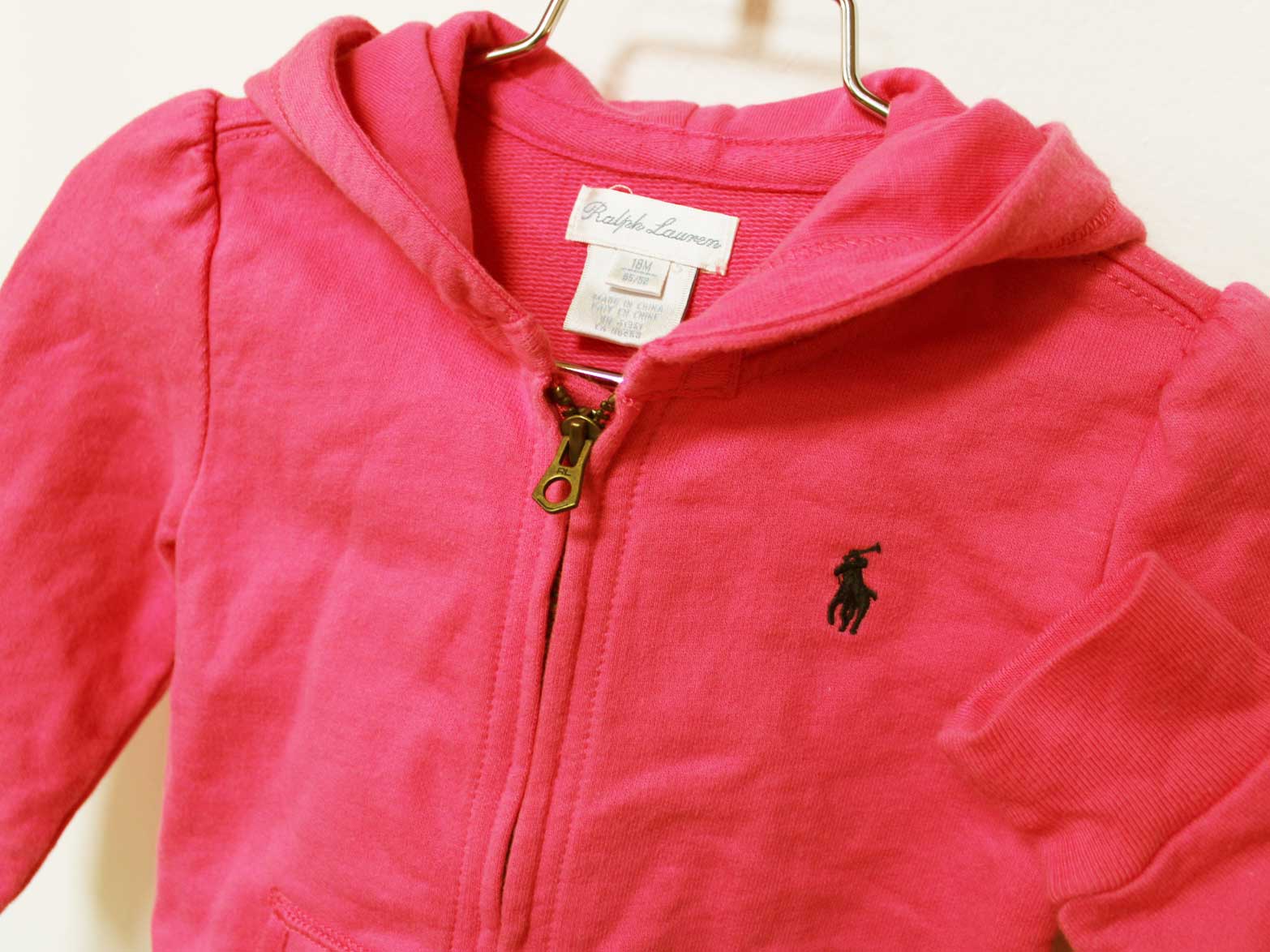 ���Ͳ���!��[���ե������/Ralph Lauren]85cm �ѡ����� �ԥ󥯡���šۻҶ��� ���å� kids �٥ӡ��� baby ���λ� �ս� tops 703052