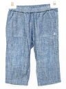 【夏SALE!】ボンポワン ロングパンツ 81cm キッズ 男児 女児 ブルー【中古】★