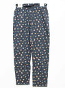 【夏SALE!】ボンポワン ロングパンツ 140cm キッズ 女児 紺【中古】★
