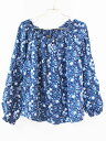 【夏SALE!】ラルフローレン 長袖ブラウス 130cm キッズ 女児 紺【中古】★