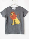 【夏SALE!】ミニロディーニ 半袖Tシャツ 116-122cm キッズ 男児 女児 グレー【中古】★