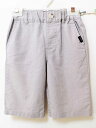 【夏SALE!】ベベ ハーフパンツ 110cm キッズ 男児 グレー×白【中古】★