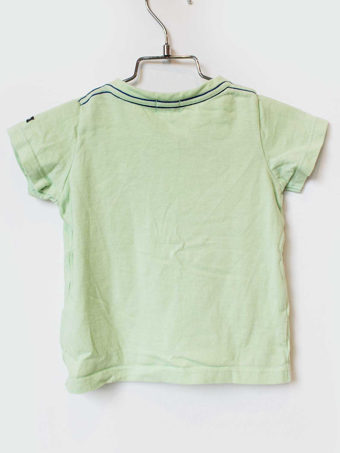 ミキハウス 半袖Tシャツ 80cm キッズ 男児 グリーン【中古】★