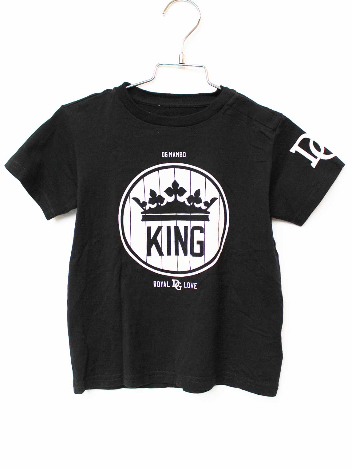 【SALE!】ドルチェアンドガッバーナ 半袖Tシャツ 92-98cm キッズ 男児 黒【中古】★