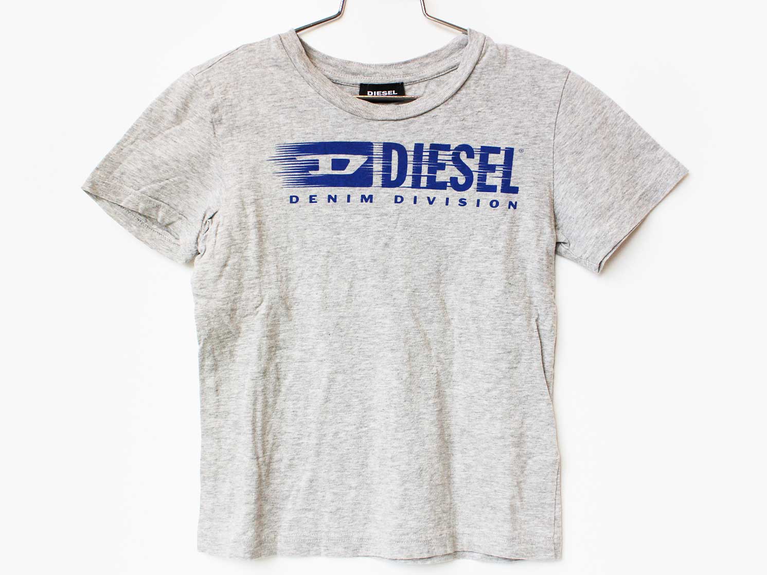 T-Shirts （Long-Sleeved） - ディーゼル 半袖Tシャツ 120cm キッズ 男児 グレー【中古】★